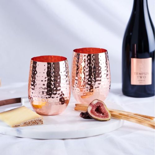 Elegant Copper and Wine Gift Box