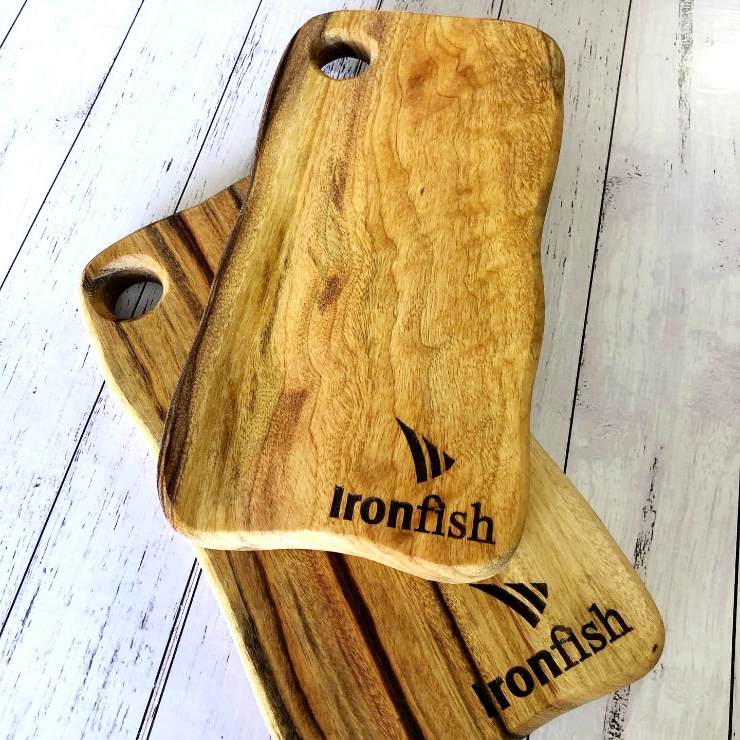 Branded cheese board with laser engraved brand in the corner of the board to showcase your brand on your gifts
