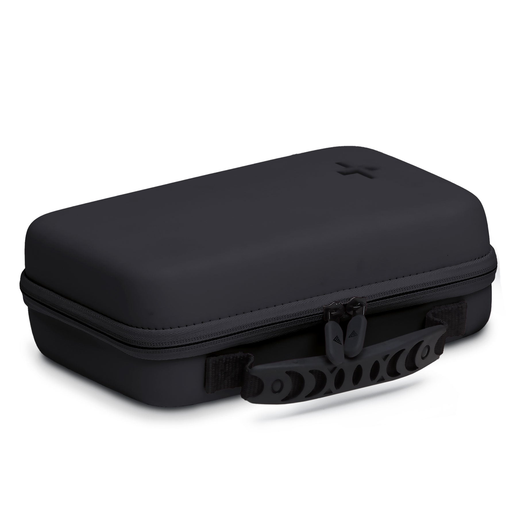 Moulded black hard case with zipper