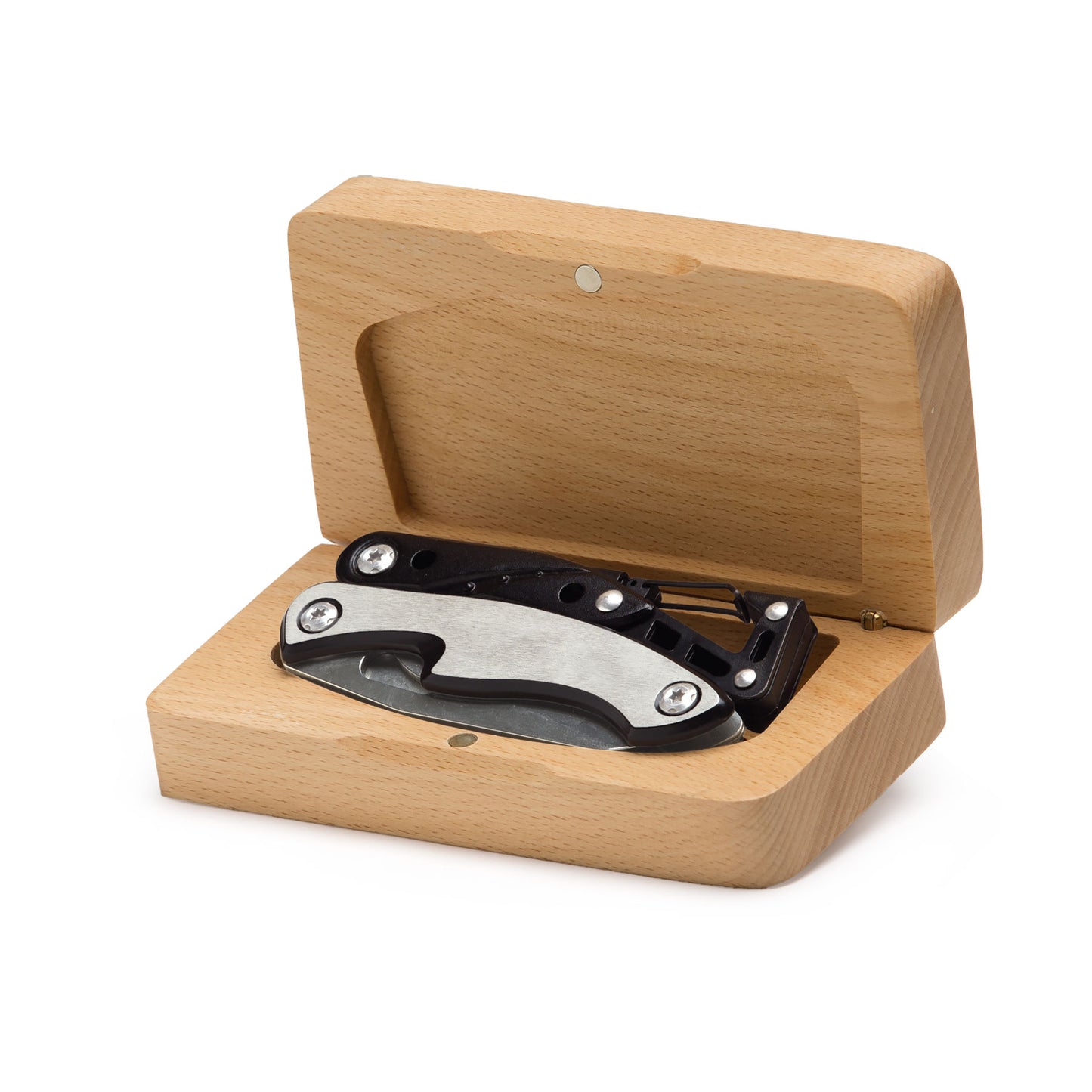 multi tool in timber box